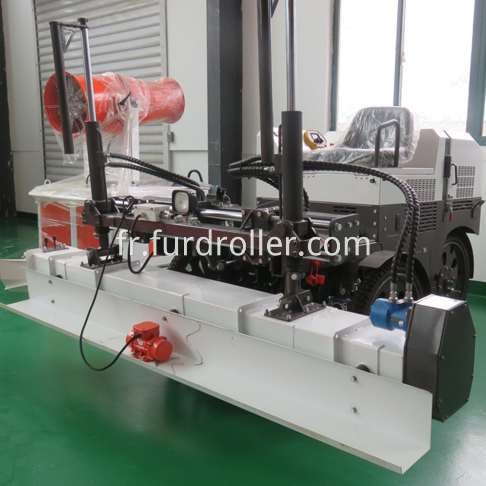 laser screed concrete machine